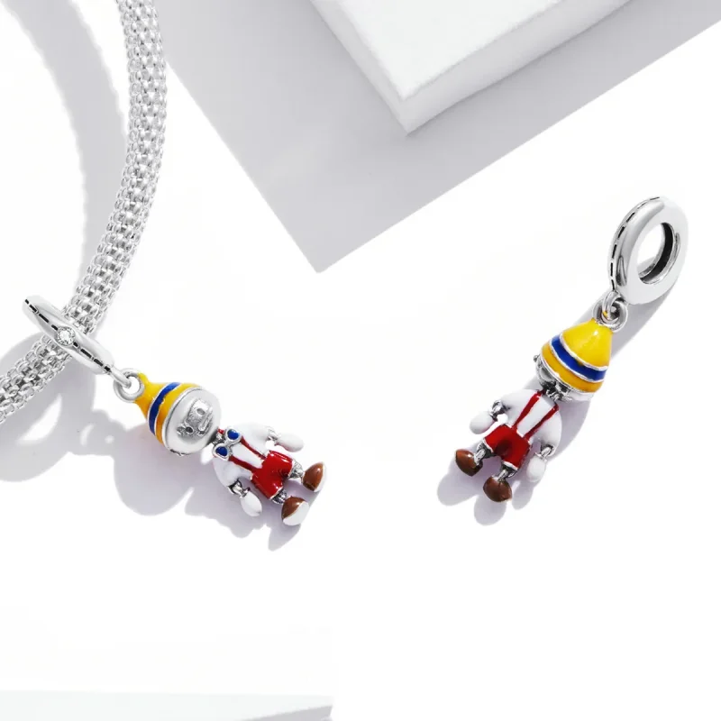 (kép) PANDORA típusú Fiú overallok függő charm - SCC2083 - Megtekintés 4