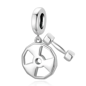 (kép) PANDORA típusú Fitnesz eszközök függő charm - SCC2053