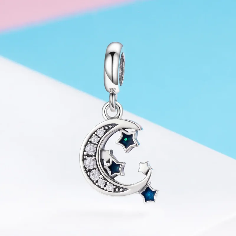 (kép) PANDORA típusú fényes csillagok függő charm - SCC639 - Megtekintés 5