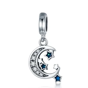 (kép) PANDORA típusú fényes csillagok függő charm - SCC639