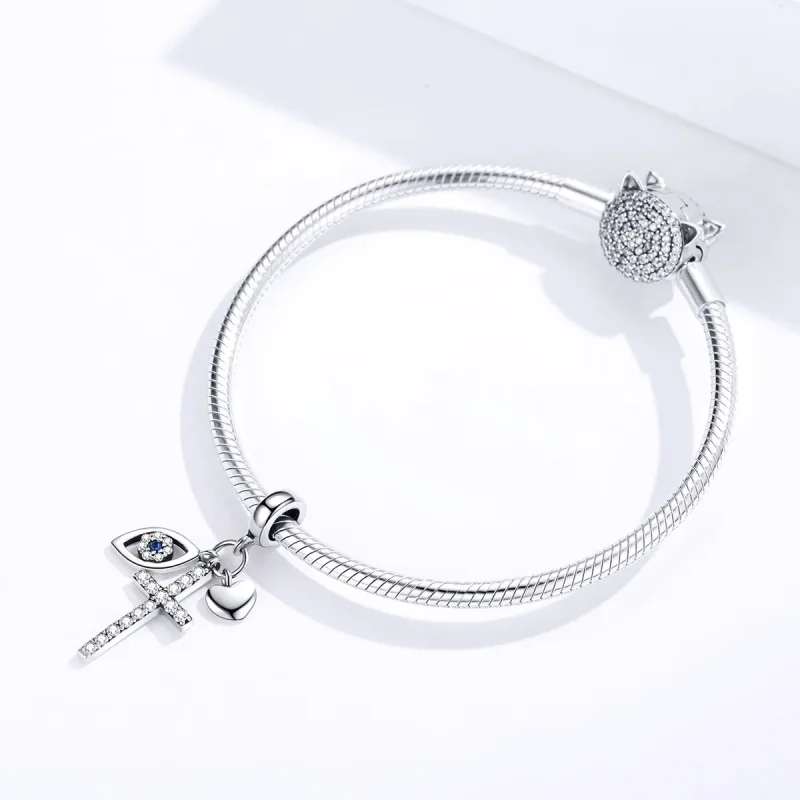 (kép) PANDORA típusú gyám függő charm - SCC1327 - Megtekintés 3