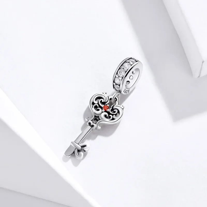 (kép) PANDORA típusú heartlock függő charm - BSC092 - Megtekintés 2