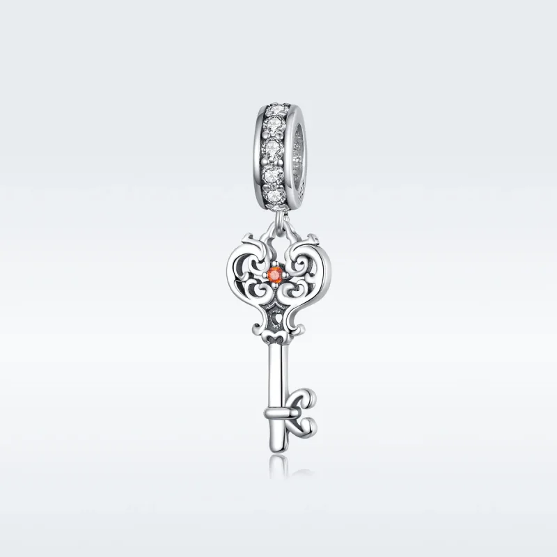 (kép) PANDORA típusú heartlock függő charm - BSC092