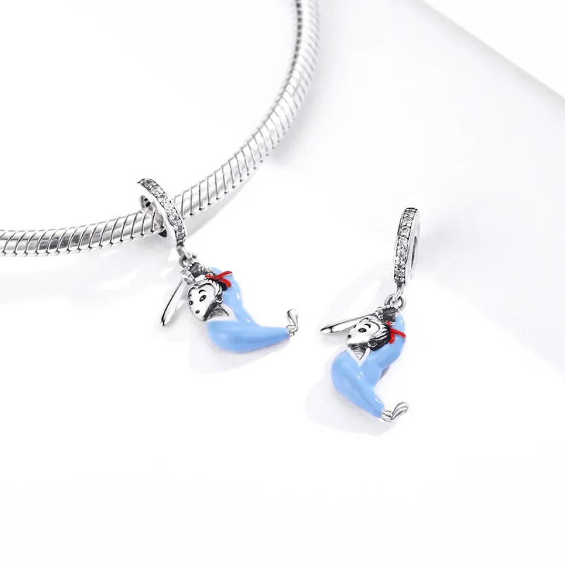 (kép) PANDORA típusú Hua Mulan függő charm - SCC1570 - Megtekintés 4