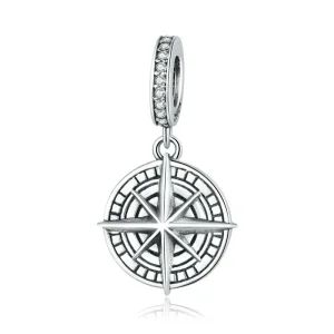 (kép) PANDORA típusú iránytű függő charm - BSC383