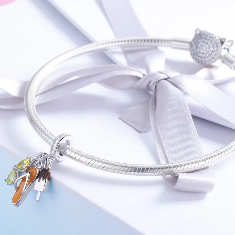 (kép) PANDORA típusú kellemes nyár függő charm - SCC770 - Megtekintés 3