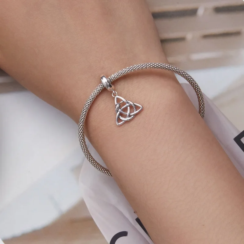 (kép) PANDORA típusú Kelta szimbólumok függő charm - SCC2382 - Megtekintés 5