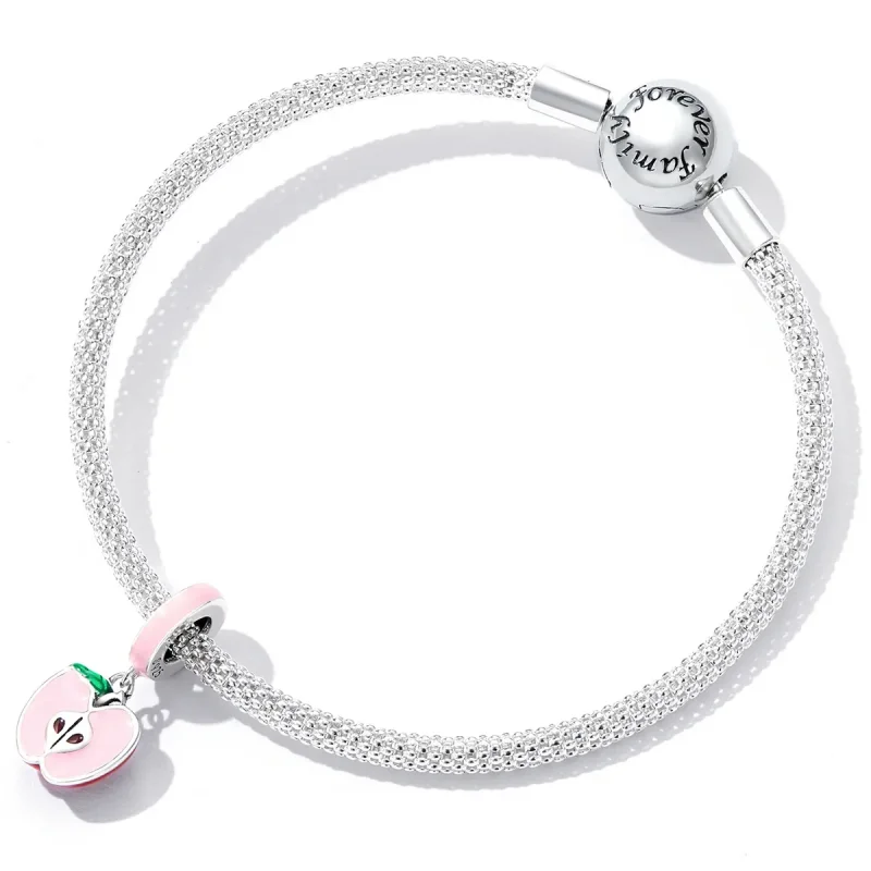 (kép) PANDORA típusú Kis alma függő charm - SCC2226 - Megtekintés 4