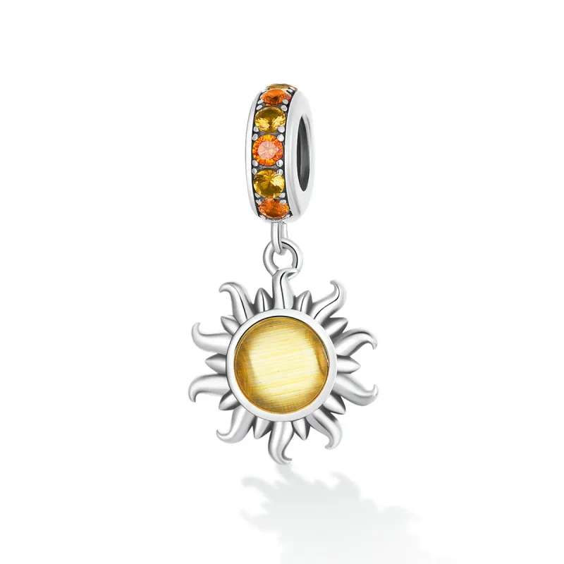 (kép) PANDORA típusú Kis nap függő charm - SCC2210 - Megtekintés 2