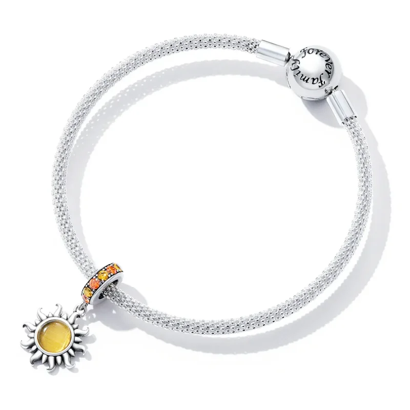 (kép) PANDORA típusú Kis nap függő charm - SCC2210 - Megtekintés 5