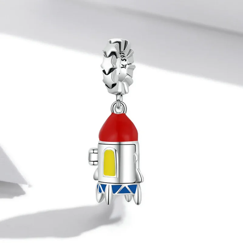 (kép) PANDORA típusú Kis rakéta függő charm - SCC2058 - Megtekintés 2