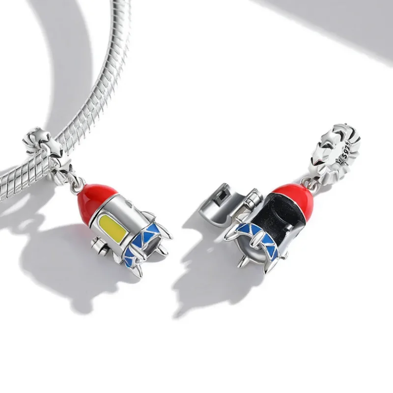 (kép) PANDORA típusú Kis rakéta függő charm - SCC2058 - Megtekintés 4