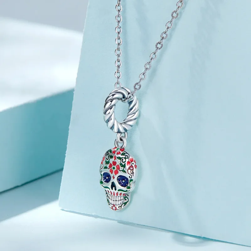 (kép) PANDORA típusú Koponya függő charm - SCC2361 - Megtekintés 2