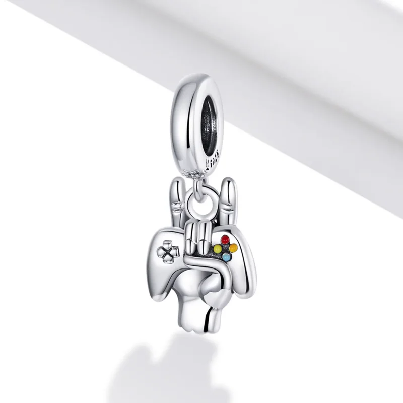 (kép) PANDORA típusú Kézi játékeszköz függő charm - SCC1896 - Megtekintés 2