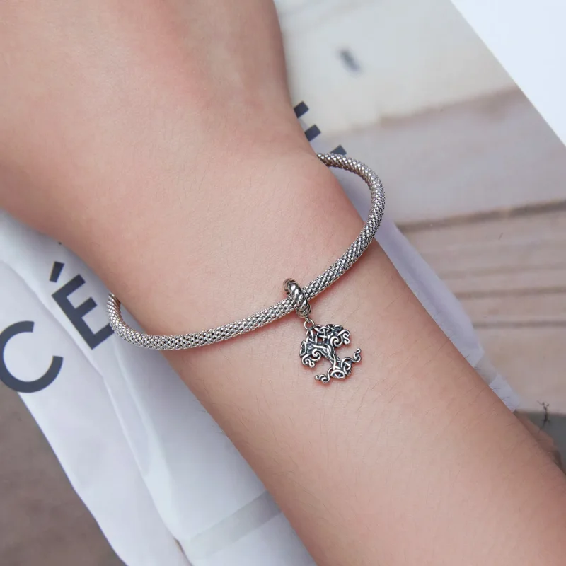 (kép) PANDORA típusú Életfa függő charm - SCC2360 - Megtekintés 5