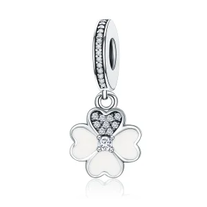 (kép) PANDORA típusú lóhere függő charm - SCC259