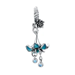 (kép) PANDORA típusú Álom orchidea függő charm - BSC034