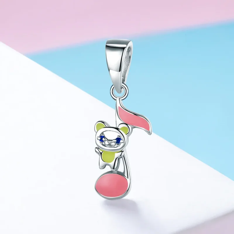 (kép) PANDORA típusú Medve dallam függő charm - BSC021 - Megtekintés 2