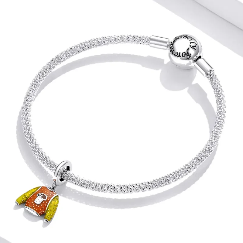(kép) PANDORA típusú Meleg pulóver függő charm - BSC483 - Megtekintés 3