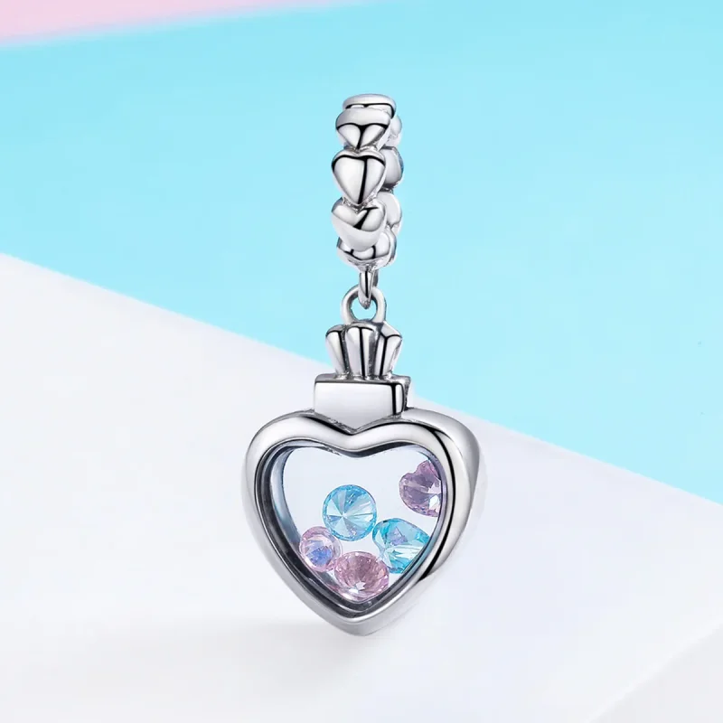 (kép) PANDORA típusú memória palack függő charm - SCC588 - Megtekintés 3