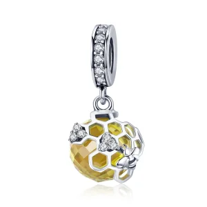 PANDORA típusú méhsejt függő charm - SCC879 (kép) PANDORA típusú méhsejt függő charm - SCC879