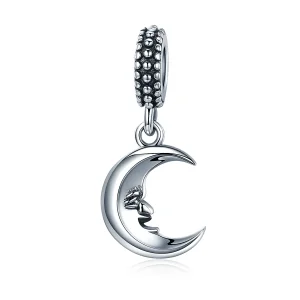 (kép) PANDORA típusú Moon úr függő charm - SCC149