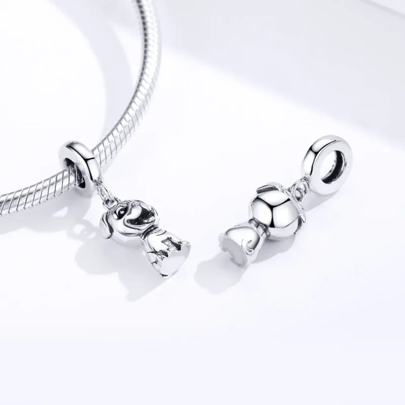 (kép) PANDORA típusú Mopsz függő charm - SCC1320 - Megtekintés 4