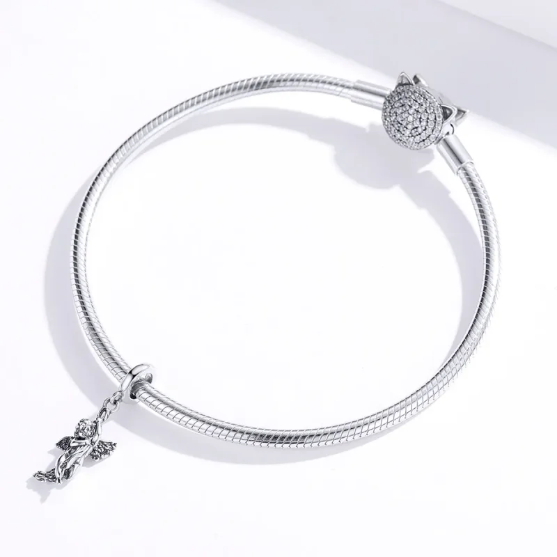 (kép) PANDORA típusú ámor függő charm - SCC1405 - Megtekintés 3