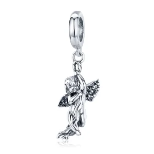 (kép) PANDORA típusú ámor függő charm - SCC1405