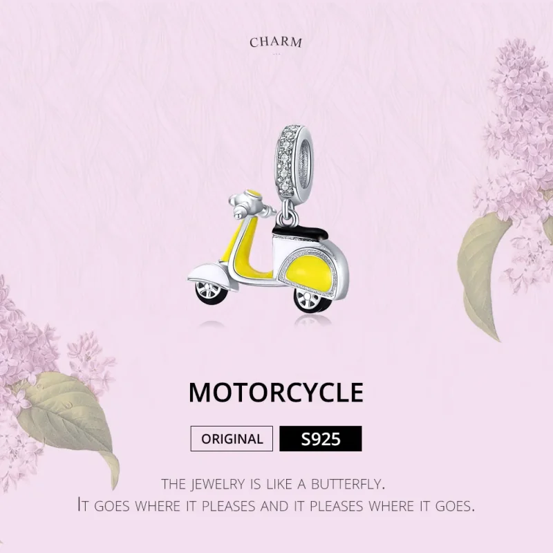 (kép) PANDORA típusú motorbicikli függő charm - BSC136 - Megtekintés 6