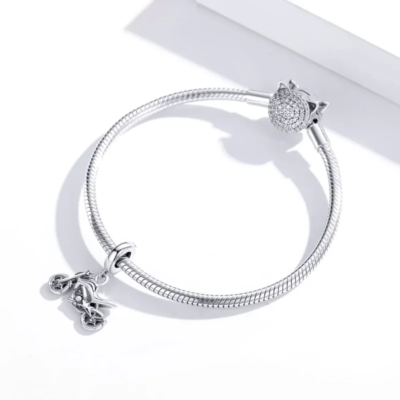 (kép) PANDORA típusú motorbicikli függő charm - SCC1712 - Megtekintés 3