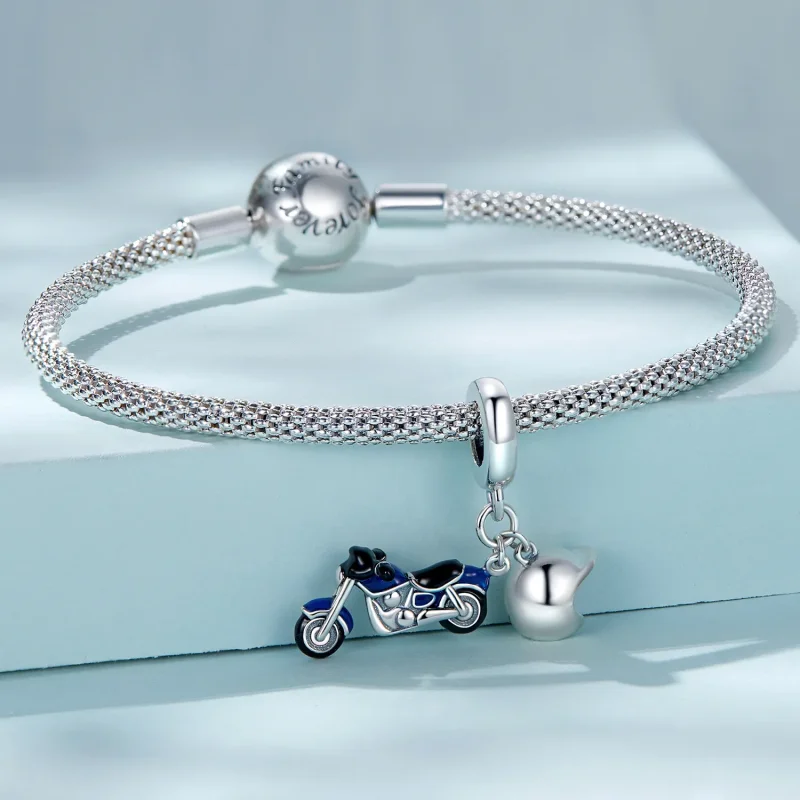 (kép) PANDORA típusú Motorkerékpár függő charm - SCC2364 - Megtekintés 3