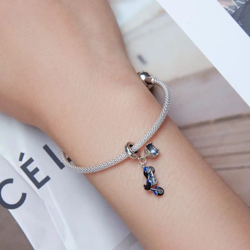 (kép) PANDORA típusú Motorkerékpár függő charm - SCC2364 - Megtekintés 5
