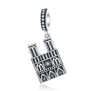 (kép) PANDORA típusú motre dame de paris függő charm - SCC1328
