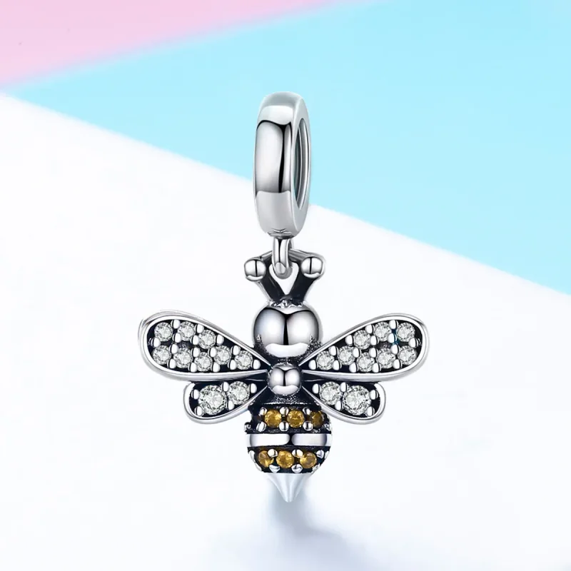 (kép) PANDORA típusú méz függő charm - SCC821 - Megtekintés 2