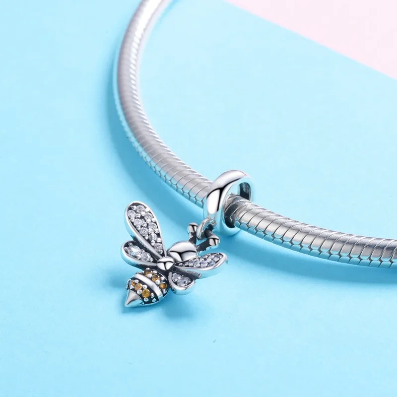 (kép) PANDORA típusú méz függő charm - SCC821 - Megtekintés 3