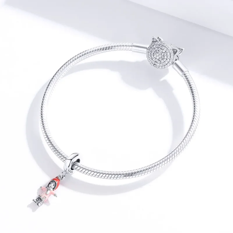 (kép) PANDORA típusú Napfényes lány függő charm - SCC1353 - Megtekintés 4