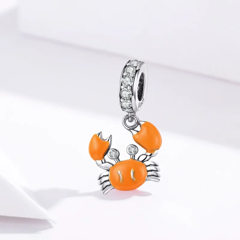 (kép) PANDORA típusú nyári rák függő charm - BSC076 - Megtekintés 2