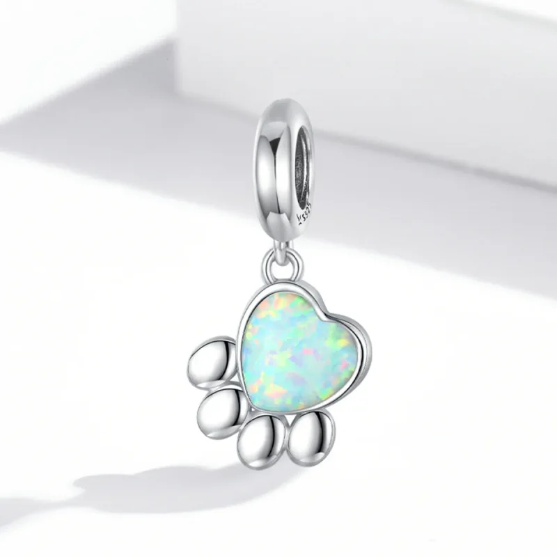 (kép) PANDORA típusú Opál karmok függő charm - SCC2102 - Megtekintés 2
