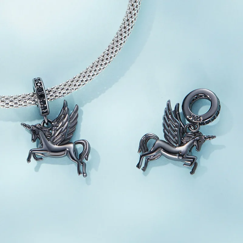 (kép) PANDORA típusú Pegazus függő charm - SCC2389 - Megtekintés 4