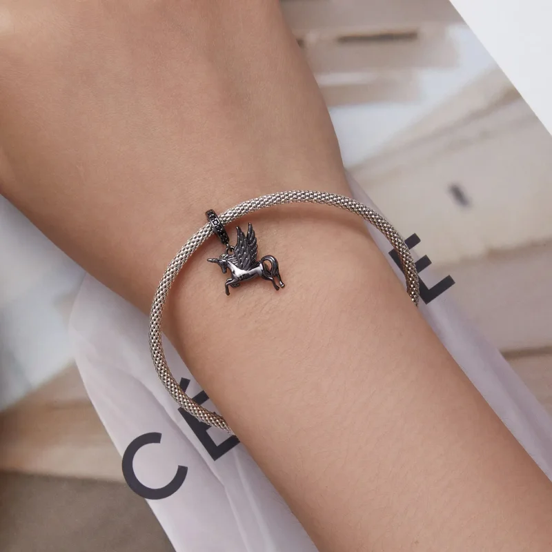 (kép) PANDORA típusú Pegazus függő charm - SCC2389 - Megtekintés 5