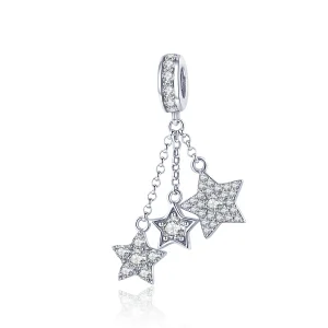 PANDORA típusú pentagrammák függő charm - SCC881 (kép) PANDORA típusú pentagrammák függő charm - SCC881