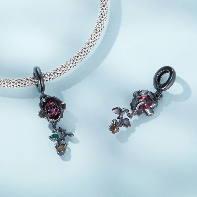 (kép) PANDORA típusú Piranha függő charm - SCC2385 - Megtekintés 4