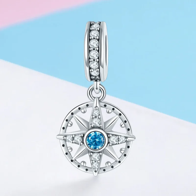 (kép) PANDORA típusú polaris csillag függő charm - SCC847 - Megtekintés 2