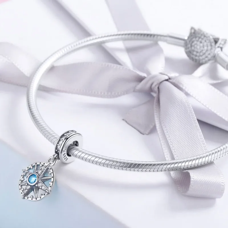 (kép) PANDORA típusú polaris csillag függő charm - SCC847 - Megtekintés 4