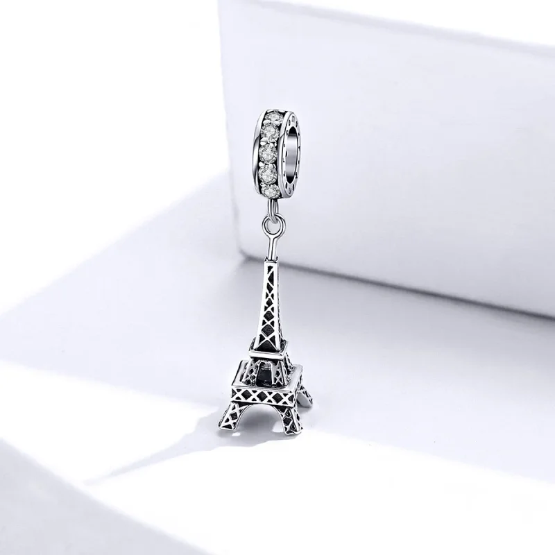 (kép) PANDORA típusú párizsi eiffel-torony függő charm - BSC154 - Megtekintés 2