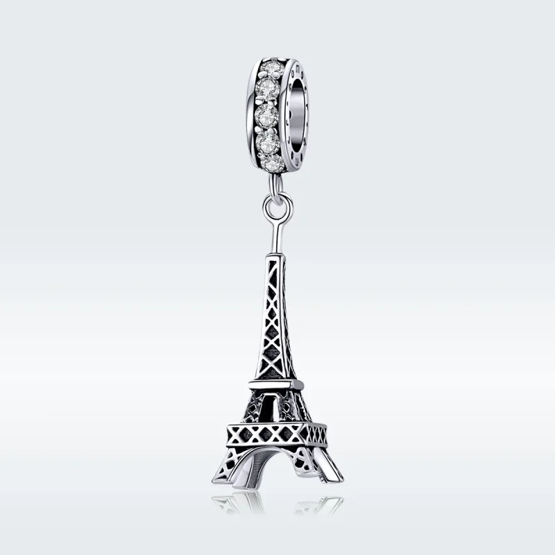 (kép) PANDORA típusú párizsi eiffel-torony függő charm - BSC154 - Megtekintés 5