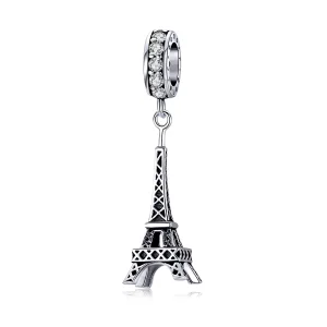 (kép) PANDORA típusú párizsi eiffel-torony függő charm - BSC154