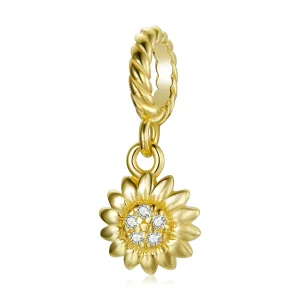 PANDORA típusú Ragyogó napvirág függő charm - BSX002-L (kép) PANDORA típusú Ragyogó napvirág függő charm - BSX002-L
