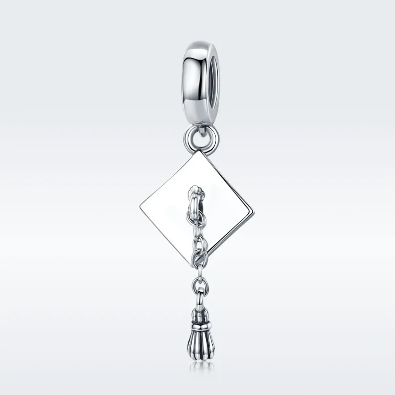 (kép) PANDORA típusú érettségi trencher sapka függő charm - SCC459 - Megtekintés 2
